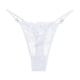 thumbnail image 5 of Women Lace T-Back Panties Diamond Embellished Thong Seamless Thin Strap G-String Ultra Thin Bikini Underwear, 5 of 5