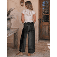 thumbnail image 4 of DOKOTOO Women's Wide Leg Jeans High Waisted Baggy Jeans for Women Stretchy Denim Pants with Drawstring and Big Pockets (Plus Sizes Available), 4 of 8