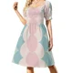 thumbnail image 2 of Gradual Pastel Tricot Vestido de manga corta vestido de verano vestidos de verano mujer ropa de fiesta, 2 of 8
