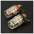 thumbnail image 2 of New 12Pc Amplifier Speaker Terminal Binding Post 4mm Banana Plug Jack, 2 of 3