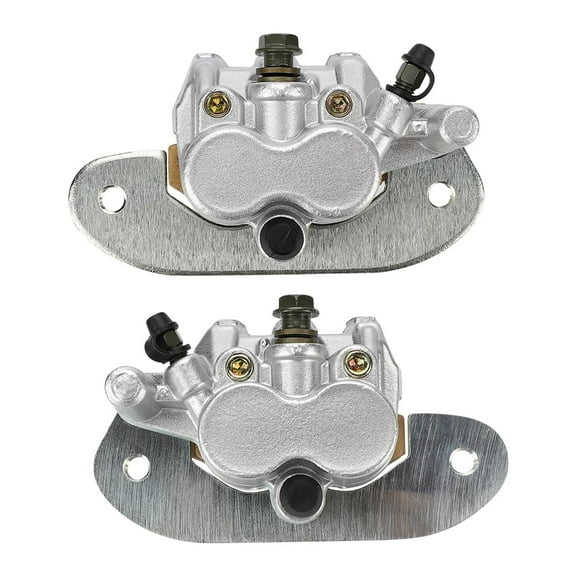 MATI Rear Left Right Brake Calipers Pads for Yamaha Rhino 700 YXR700 Viking 700 YXM700 YXC700 Wolverine YXE70 YXF85