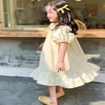 thumbnail image 4 of Robe d'Été Coréenne Douce à Volants pour Filles, Robe Longue Décontractée pour Enfants Filles 2-7 Ans, 4 of 6
