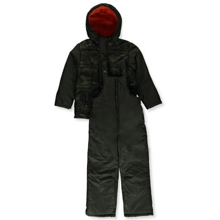 

Rothschild Boys 2-Piece Camo Snowsuit Jacket Set - olive 4t (Toddler)