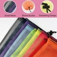 thumbnail image 3 of Colorful Mesh Drawstring Bag Tutuviw 6 Pcs Mesh Laundry Bags Nylon Drawstring Bag for Pool Beach Ball Toys Multipurpose Storage Bag for Collecting Travel Sports Gym(14x16 in, Multicolor), 3 of 7