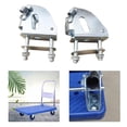 thumbnail image 1 of Charnière de Base Pliable pour Chariot à Roulettes avec Vis de Montage, 1 of 10