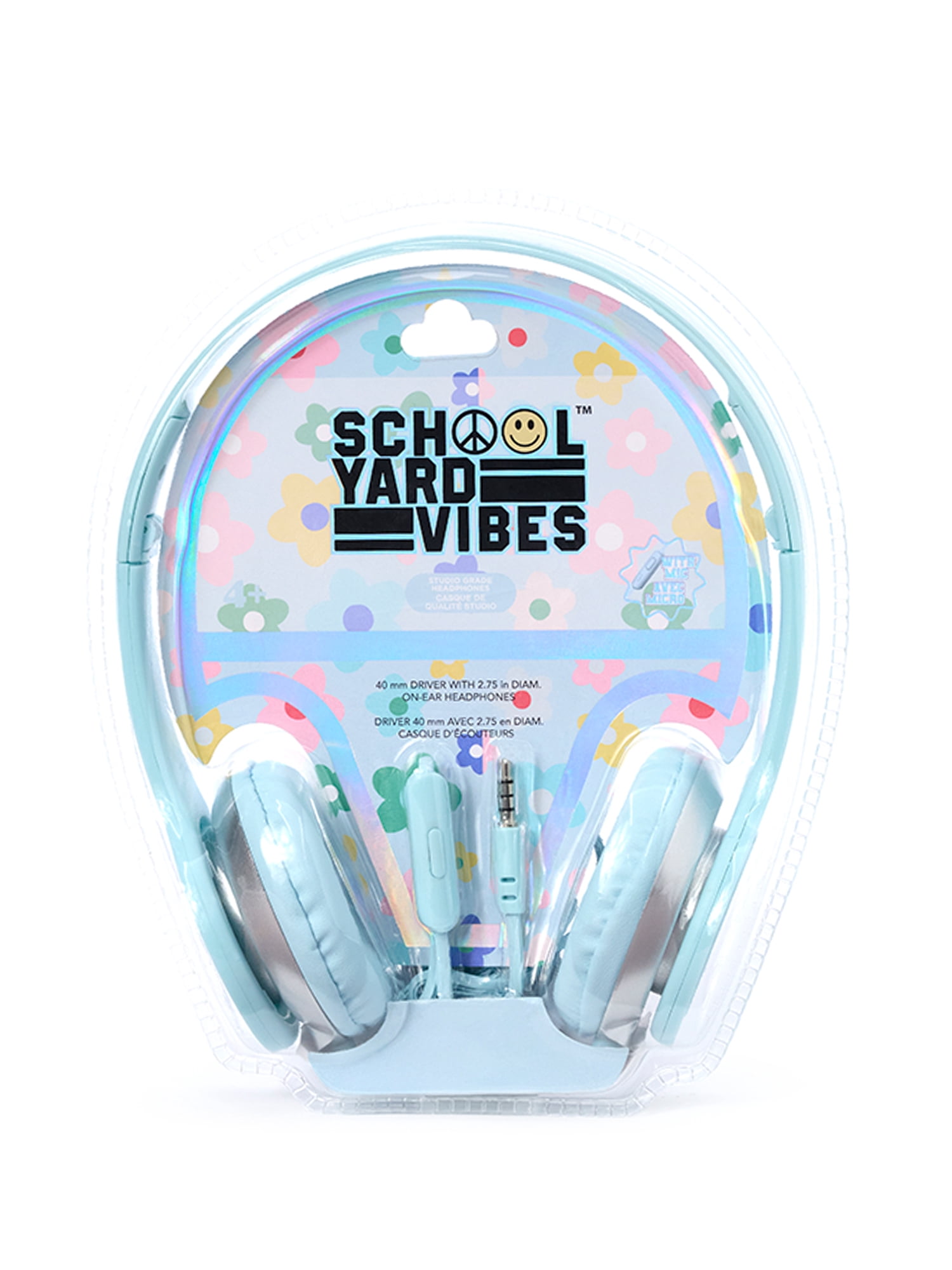 Schoolyard Vibes 17" 3 Piece Backpack Set with Headphones and Kids Lunch Box