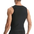 thumbnail image 5 of LALAMELON Sauna Vest for Men Waist Trainer Vest with Zipper Workout Sauna Suit with Adjustable Waist Trimmer Belt, 5 of 6