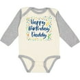 thumbnail image 3 of Inktastic Happy Birthday Daddy Boys or Girls Long Sleeve Baby Bodysuit, 3 of 5