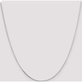 thumbnail image 5 of Sterling Silver .7mm Mirror Box Chain (20 X 0.7) Made In Italy qpe34-20, 5 of 5