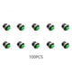 thumbnail image 5 of Moyic Botón pulsador de 100 piezas, tamaño compacto, ahorro de espacio, pieza reemplazada, interruptor de presión, accesorios mejorados, Videojuegos y accesorios Verde, 5 of 6