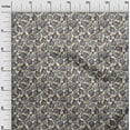thumbnail image 2 of oneOone Cotton Jersey Olive Green Fabric Leaves Fabric For Sewing Printed Craft Fabric By The Yard 58 Inch Wide, 2 of 4