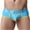 01 Blue, variant on Hicidod Swimming Briefs for Men Fashion Printed Lightweight Bikini Swimwear Sexy Low Rise Sports Surfing Beach Mens Swimsuit