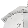 thumbnail image 4 of Medidor De Soldadura Medidor De Prueba Medidor Para Inspección De Soldadoras, Lineales Generales Hasta 2 '' () Soledad Tipo de leva Calibre de soldadura, 4 of 10
