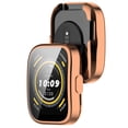 thumbnail image 4 of Flmtop 1PC Watch Screen Protector with Tempered Glass Screen Protector Full Protection Smartwatch Cases High Clarity Watch Protective Cover Compatible with Amazfit Bip 5, 4 of 10