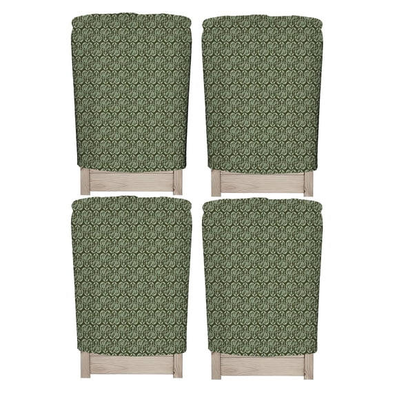 SIGNBLOC 1 Pack Dining Chair Back Covers, Stretch Chair Back Protectors for Home Kitchen Restaurant Decor