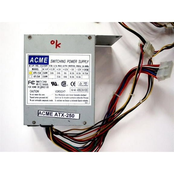 ACME ATX POWER SUPPLY, ATX-250