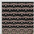 thumbnail image 3 of Soimoi Black Poly Georgette Fabric Flowerpecker & Floral Panel Printed Fabric 1 Yard 42 Inch Wide, 3 of 5