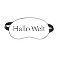 thumbnail image 1 of Hello World Masque de Nuit Allemand Doux avec Bandeau pour les Yeux, 1 of 4