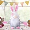 thumbnail image 4 of Conejito De Pascua, Muñeco Enano, Muñeco De Hadas, Decoración De Pascua, Muñeco Sin Rostro, Peluche De Pascua, Conejito Enano, Decoración De Fiesta Familiar sonducket FN007485-02, 4 of 6