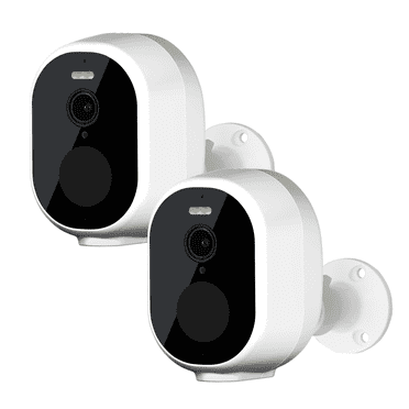 WIFI6 5G/2.4G Wireless Security Cameras System 2PACK Battery Powered Home Security with AI Motion Detection, Color Night Vision, Spotlight, Siren, Waterproof, SD/Cloud Storage Indoor Outdoor