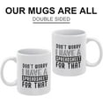 thumbnail image 3 of Don''T Worry I Have A Spreadsheet For That Mug 11Oz Ceramic Tea Cup Coffee Mug Birthday Christmas Winter Holiday Gifts, 3 of 6