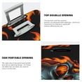 thumbnail image 3 of Fotbe Flame Metal Skull Funda Protectora para Equipaje, Antirrayones y Resistente a la Suciedad, Compatible con Maletas de 18 a 32 Pulgadas-Large, 3 of 7