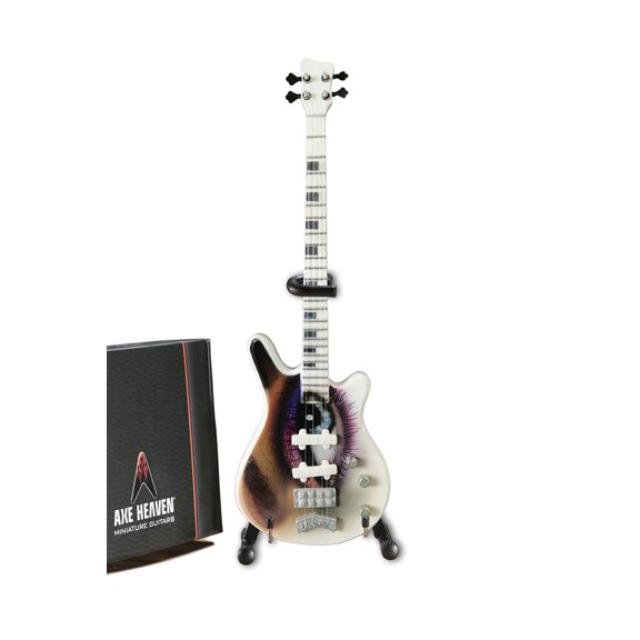Fan Merch Prince Firma One Eye Bass Guitarra en Miniatura réplica.