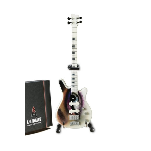 Fan Merch Prince Firma One Eye Bass Guitarra en Miniatura réplica.