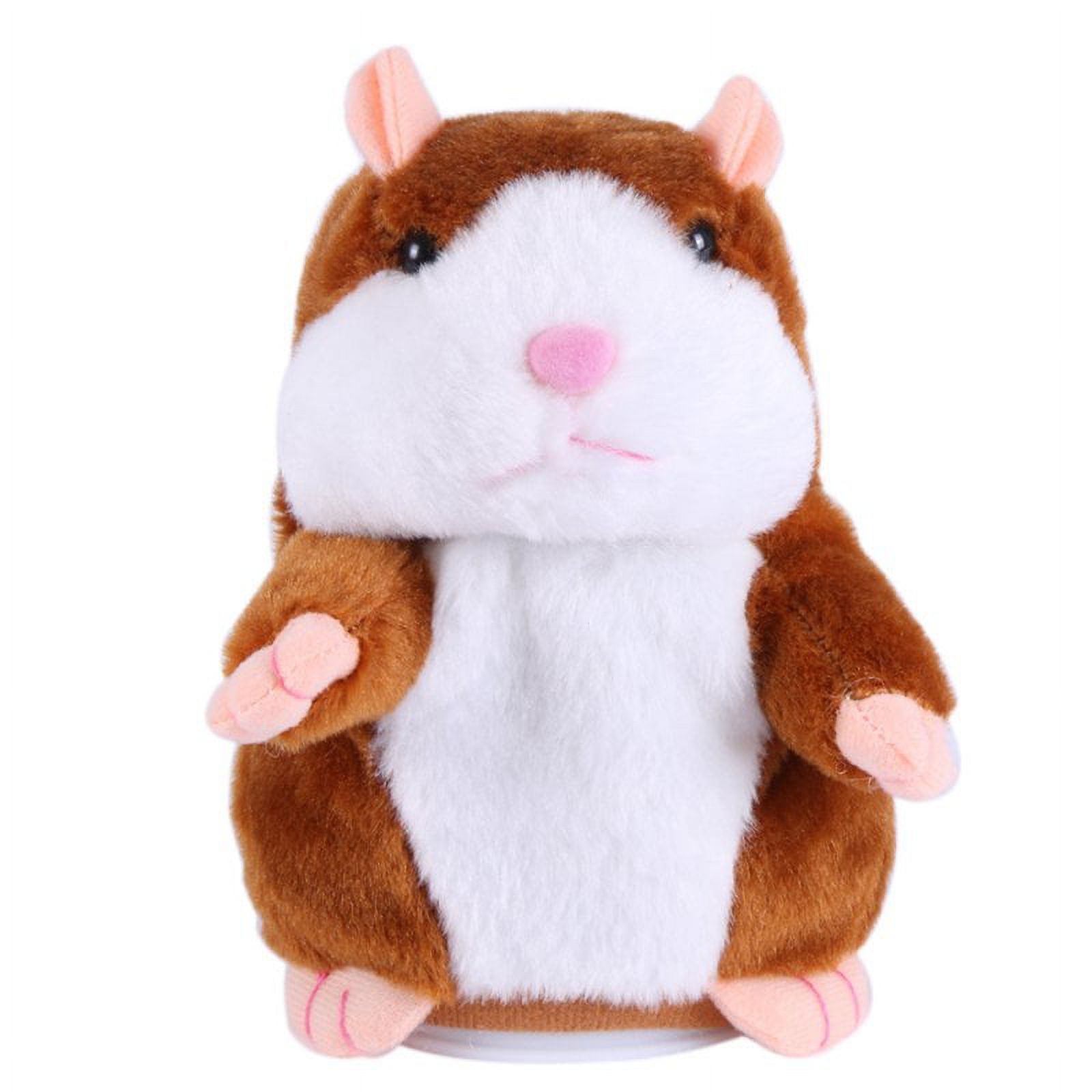 Hamster Parlant En Peluche – Répète Tout Ce Que Tu Dis – Voix Drôle, Secoue La Tête – Jouet Interactif Dès 3 Ans