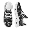 thumbnail image 1 of Zapatillas deportivas para hombre, zapatos para tecnólogo radiológico, estampado azul, informales, ligeras, para hombre, 1 of 6