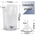 thumbnail image 2 of 15 Pcs Plastic Reusable And Concealable Drinking Liquid Liquor Flask Bags Bulk, 2 of 5