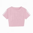 thumbnail image 4 of HCNTES Toddler Girls Summer Clothes 2Pcs Checkerboard Top and Shorts Set for Beach, 4 of 6