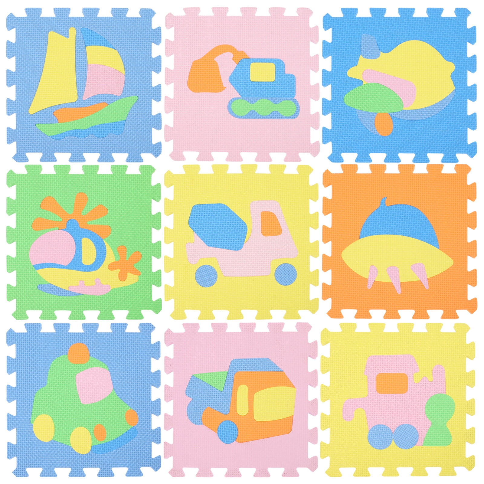 Mat Floor Play Foam Baby Mats Tiles Interlocking Kids Exercise Eva