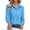 Sky Blue, variant on GZWYHT Button Up Shirt For Women,Long Sleeve Shirts Womens Blouses Long Sleeve Summer Button Down Shirts for Women Womens Button Down Shirt Work Shirts for Women