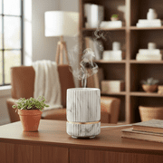 Better Homes & Gardens Ultrasonic Cool Mist Oil Diffuser, Marble, 150 mL