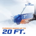 thumbnail image 6 of Open Box Snow Joe 24V 4Ah Cordless Snow Shovel for Winter Snow Removal, Blue, 6 of 7