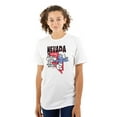 thumbnail image 3 of The Smurfs Nevada State NV Cartoon Men's Graphic T Shirt Tees Brisco Brands S, 3 of 6