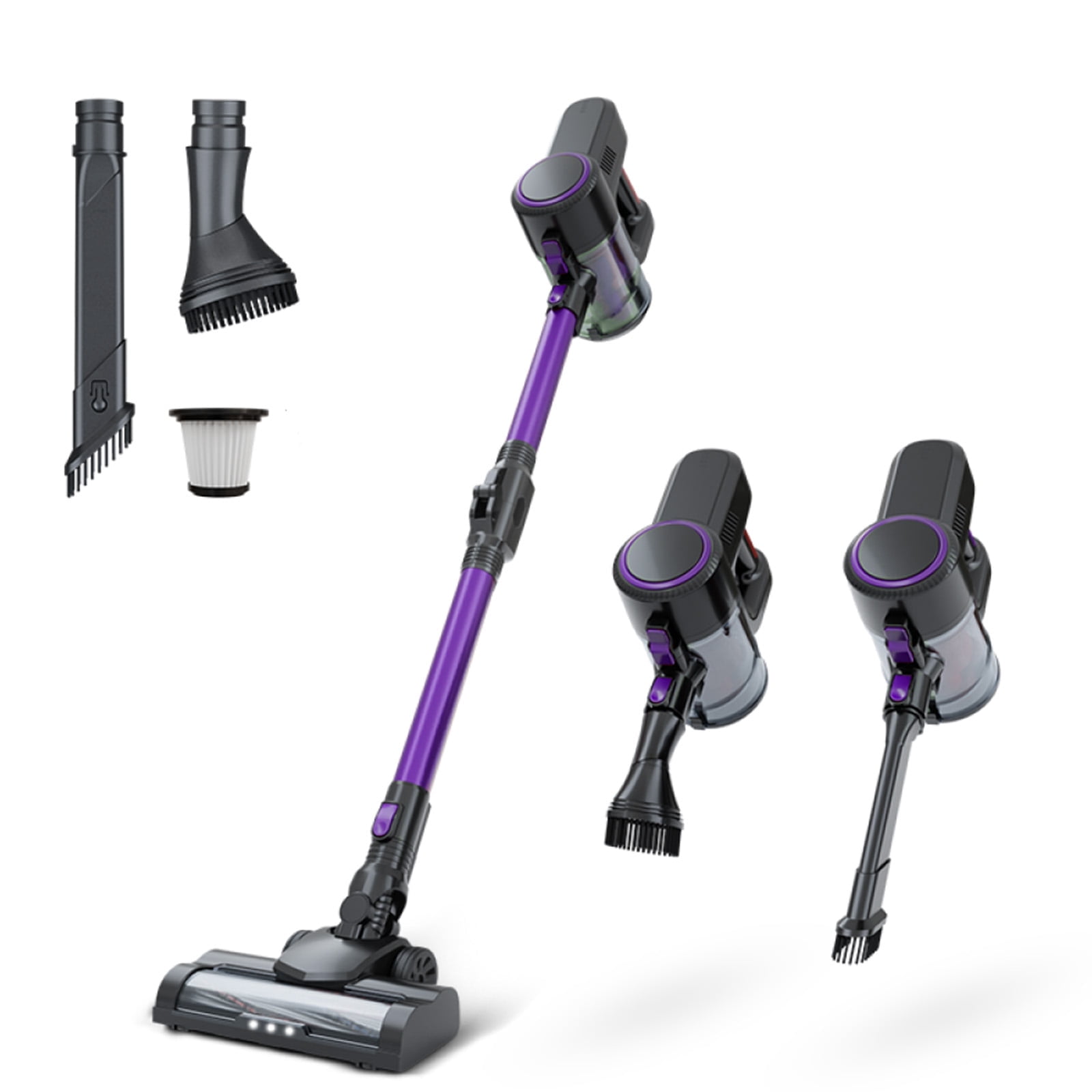 SUSUZI Cordless Vacuum Cleaner, 28Kpa Wet/Dry Vacuum Cleaners for Home, Stick Vacuum for Hardwood Floor Carpet Pet Hair