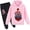 Pink, variant on Boys Girls Sweatsuit Stranging TV Things Pullover Sweatshirt Hooded and Sweatpants Set 2 Piece Hoody Outfits for Teen