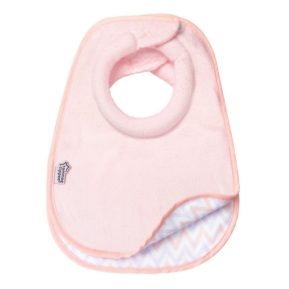 Bavoir d'allaitement ultra-absorbant Comfi-Neck Closer to Nature de Tommee Tippee - Rose