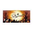 thumbnail image 1 of Decoración De Halloween Para Puertas De Garaje Cubierta Para Puertas Con Bruja De Halloween Pancarta Colgante Mural Grande Con Fondo De Macetas Adecuado Para El Hogar Exterior Interior Fiestas Pared, 1 of 3