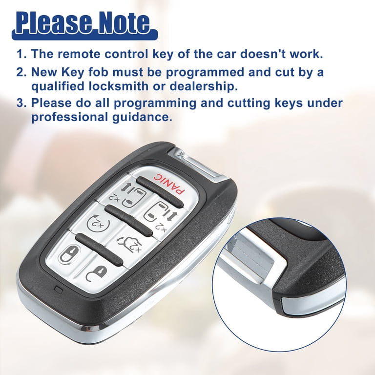 Replacement Key Fob Remote For 2017-2024 Chrysler Pacifica & Voyager - M3N-97395900 3-Button 434MHz
