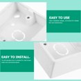 thumbnail image 4 of 5pcs Wall Mount Plastic Outlet Box Electrical Outlet Boxes Plastic Electrical Junction Box Wall Socket Box Electrical Outlet Box Pvc Junction Box For Switch Socket Panel, 4 of 8
