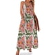 thumbnail image 1 of Vestido sin mangas con estampado de lirios peruanos y flores de primavera, vestidos para fiesta, vestidos de playa de verano, 1 of 7