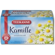 3X Teekanne (Kamille) Camomile (Each Box 20 Tea Bags)