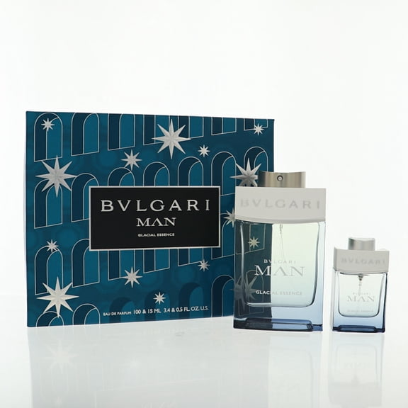 Glacial Essence 3.4 Eau De Parfum Spray by Bvlgari Man Gift Set for Men