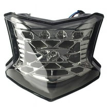 Motorcycle Integrated LED Tail Light Brake Stop Turn Signals for Z650 Z900 650 ABS 2017 2018(White)