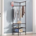 thumbnail image 1 of OUNONA Clothes Rack Triangle Metal Clothes Organization for Living Room 1 Set, 1 of 7