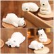 thumbnail image 2 of EeaseMX 3 figuras de oso polar simulado, estatuas decorativas para el hogar., 2 of 7