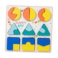thumbnail image 4 of Wooden Jigsaw Puzzles Children Early Education Learning Toy Montessori Toy for 1 Math, 4 of 8